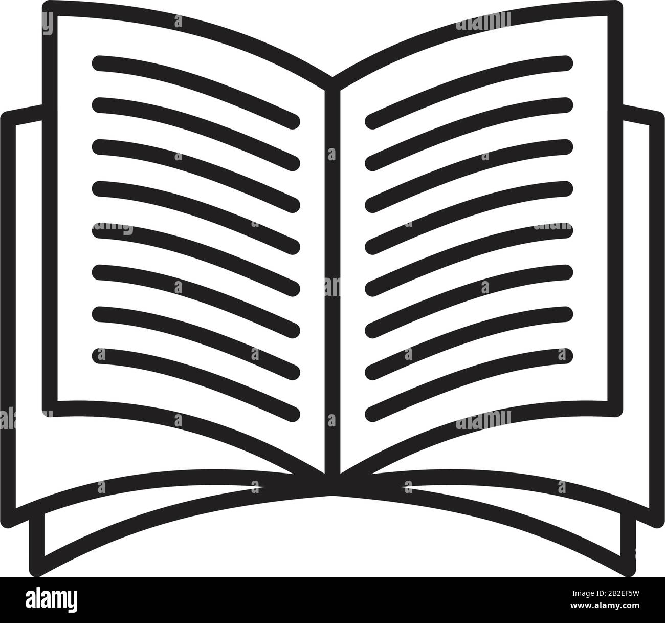 Book icon template black color editable. Book icon symbol Flat vector illustration for graphic and web design. Stock Vector