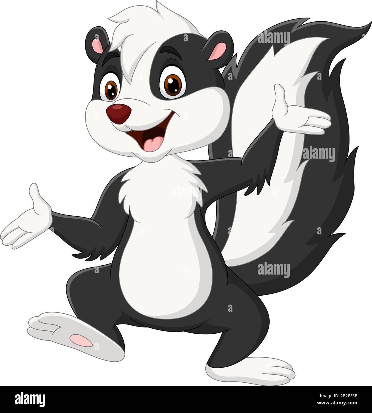 Cartoon skunk Cut Out Stock Images & Pictures Alamy