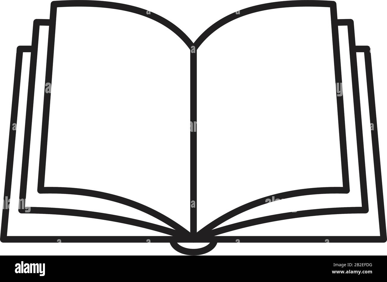 Book icon template black color editable. Book icon symbol Flat vector illustration for graphic and web design. Stock Vector