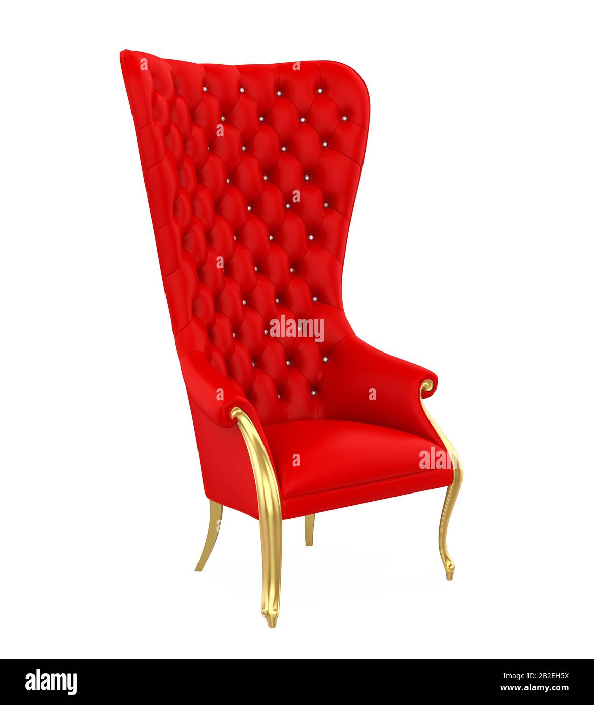Throne Chair Isolated Stock Photo - Alamy