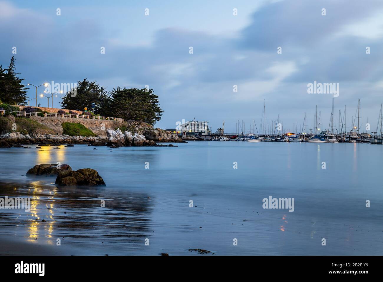 Old Fisherman's Wharf, Monterey Harbor Stock Photo Alamy