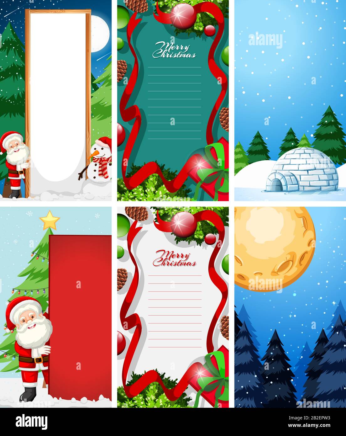 Background templates with christmas theme illustration Stock Vector Background templates with christmas theme illustration Stock Vector