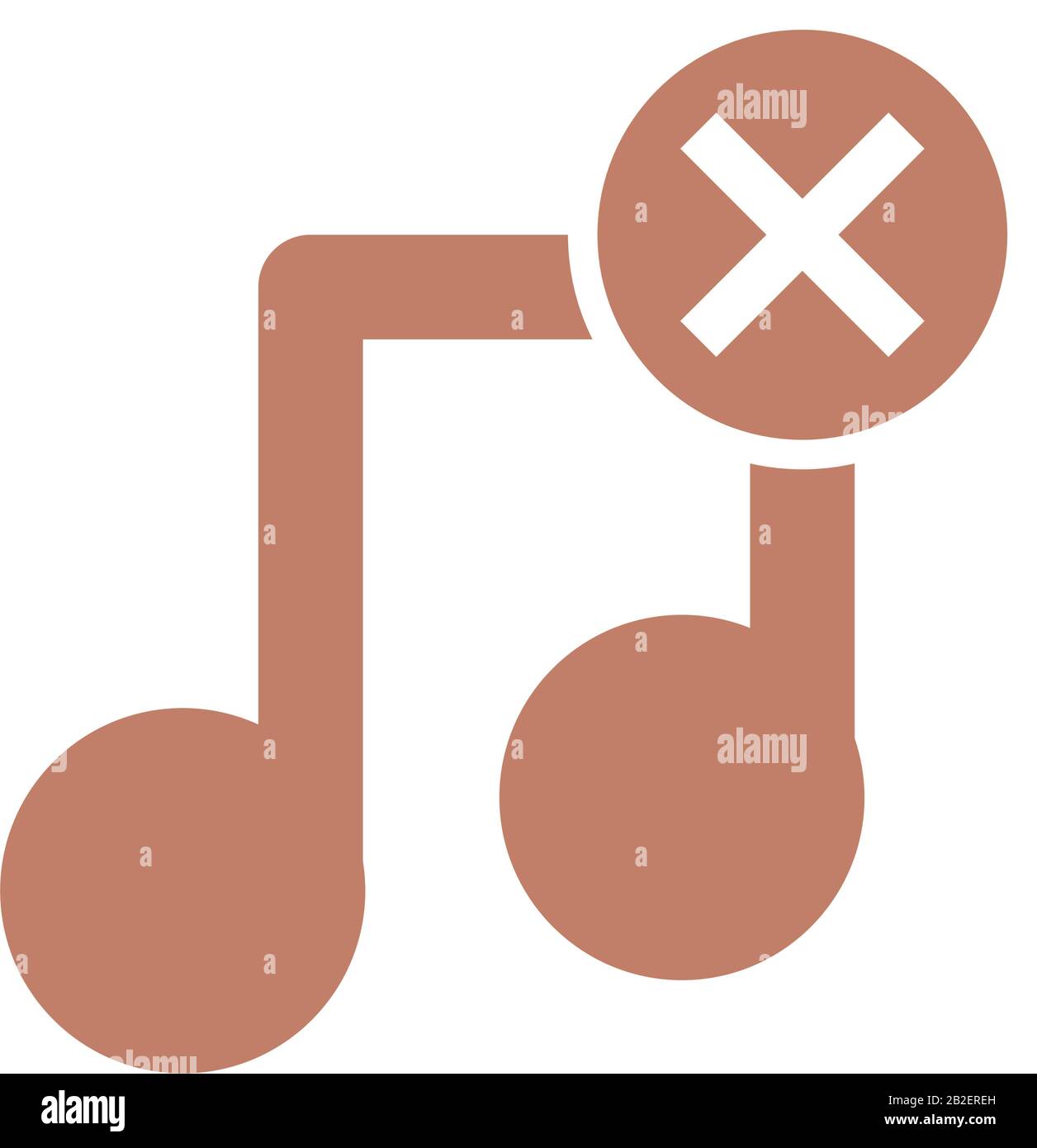 not music symbol over white background, silhouette style icon, vector