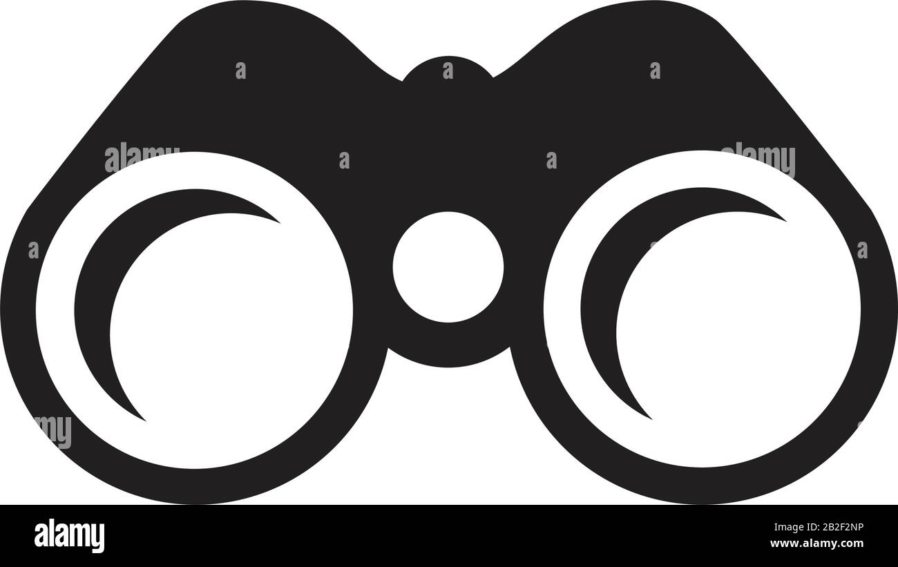 Binoculars Icon Template Black Color Editable Binoculars Icon Icon Symbol Flat Vector Illustration For Graphic And Web Design Stock Vector Image Art Alamy