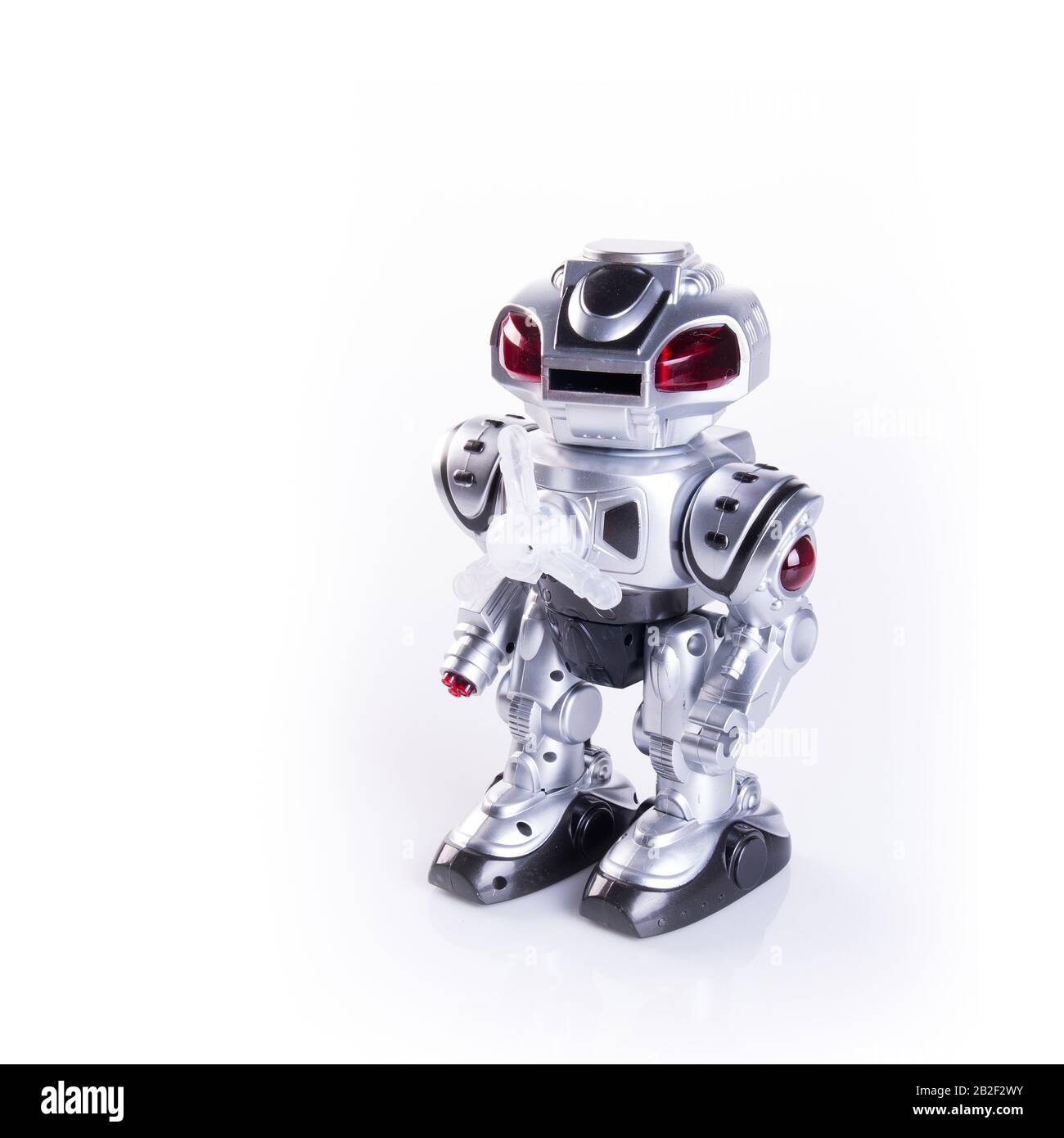 Toy or robot toys with concept on the background new Stock Photo