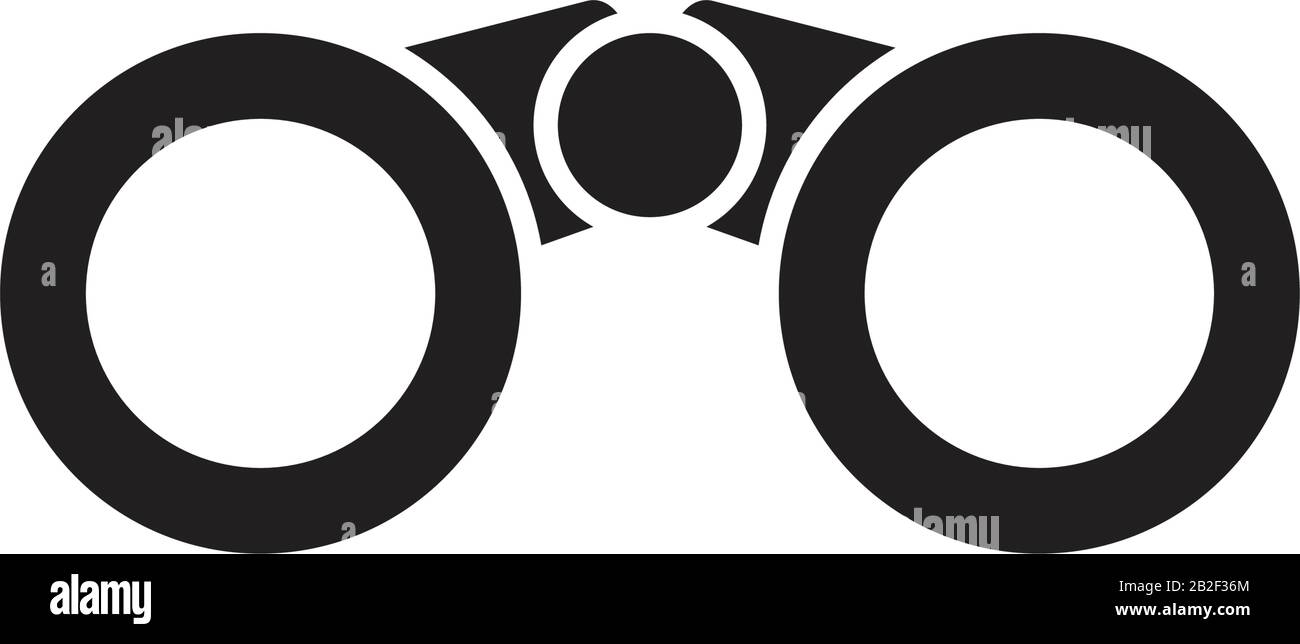 Binoculars Icon Template Black Color Editable Binoculars Icon Icon Symbol Flat Vector Illustration For Graphic And Web Design Stock Vector Image Art Alamy