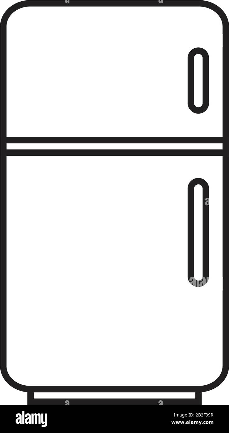 Refrigerator icon template black color editable. Refrigerator icon symbol  Flat vector illustration for graphic and web design Stock Vector Image &  Art - Alamy