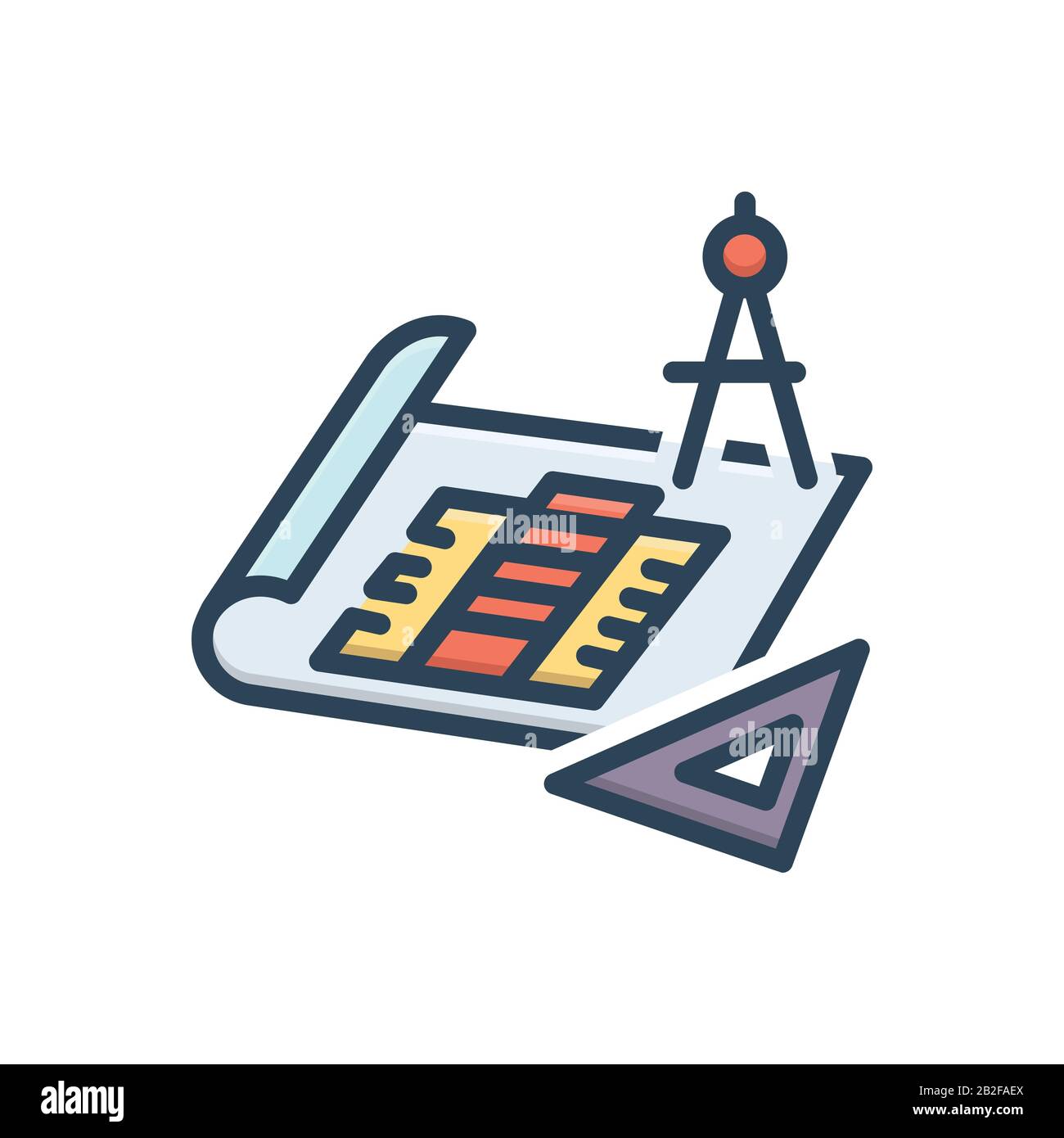 Icon for blueprints,architect Stock Vector Image & Art - Alamy