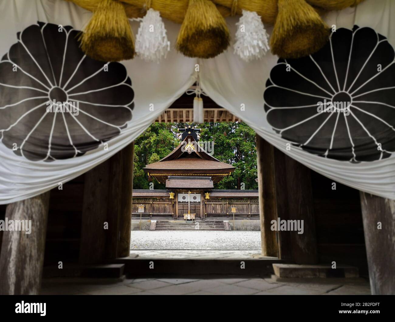 The Kumano Hongu Taisha, one of the three grand shrines of Kumano, in