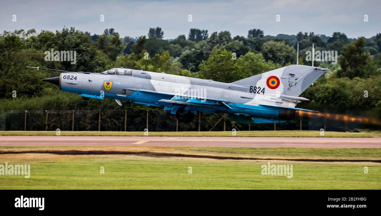 Mikoyan Gurevich MiG-21 Lancer Stock Photo