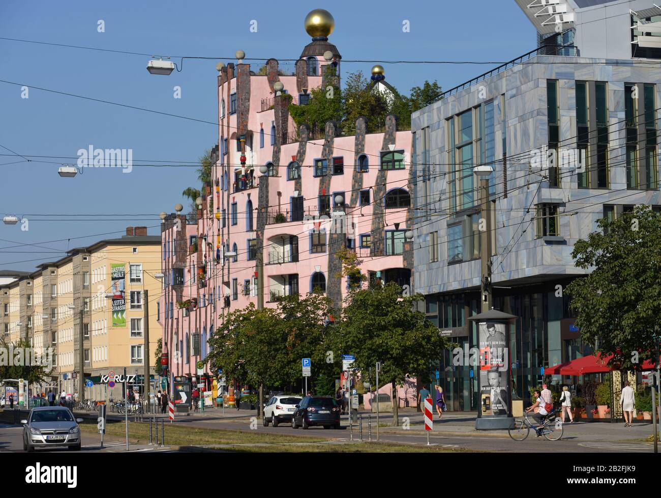 Grune zitadelle hundertwasser hi-res stock photography and images - Alamy