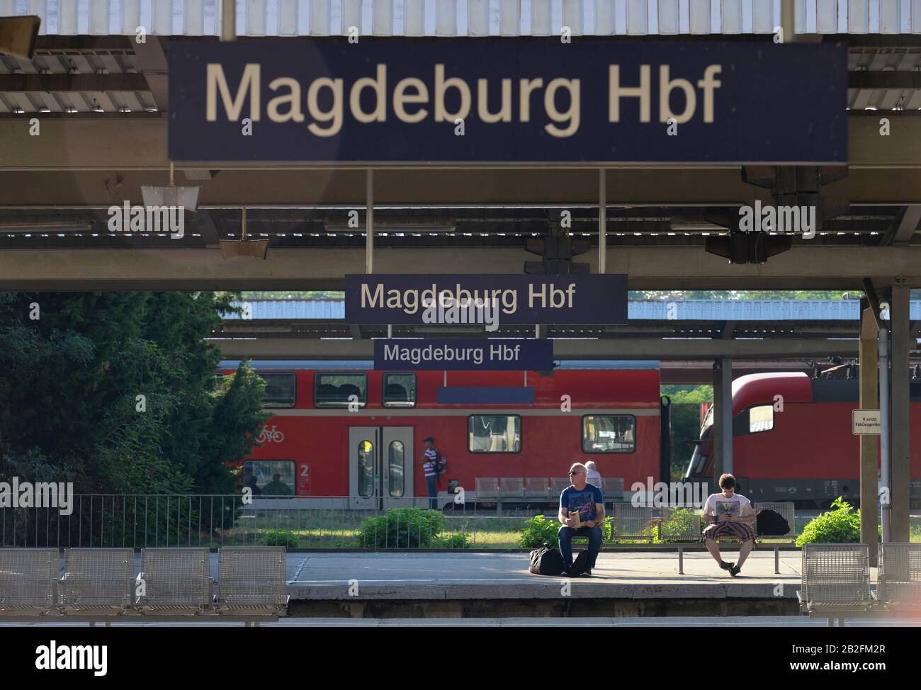 Hauptbahnhof, Magdeburg, Sachsen-Anhalt, Deutschland Stock Photo - Alamy
