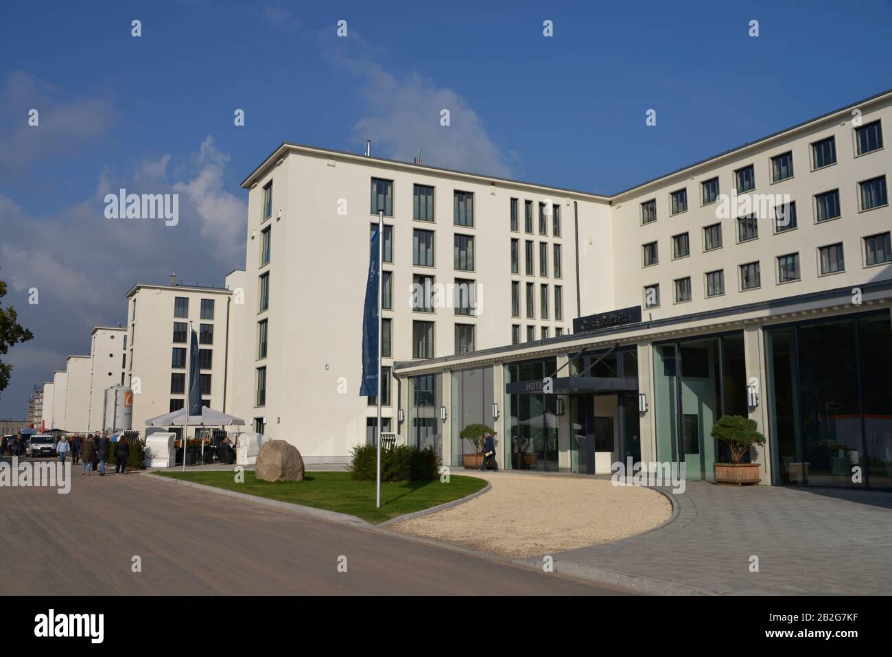 Hotel Prora Solitaire, Prora, Binz, Ruegen, Mecklenburg-Vorpommern, Deutschland Stock Photo