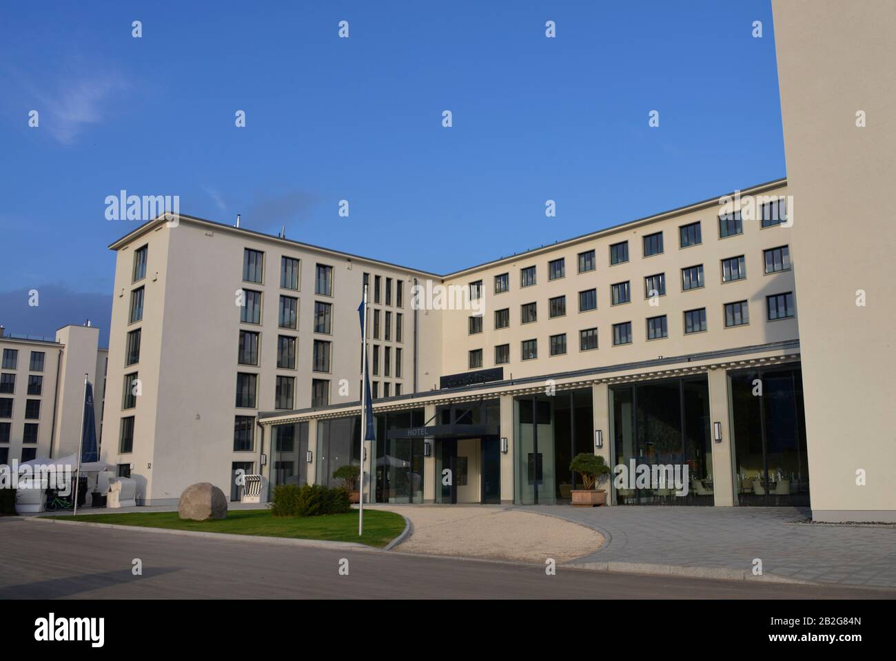 Hotel Prora Solitaire, Prora, Binz, Ruegen, Mecklenburg-Vorpommern, Deutschland Stock Photo