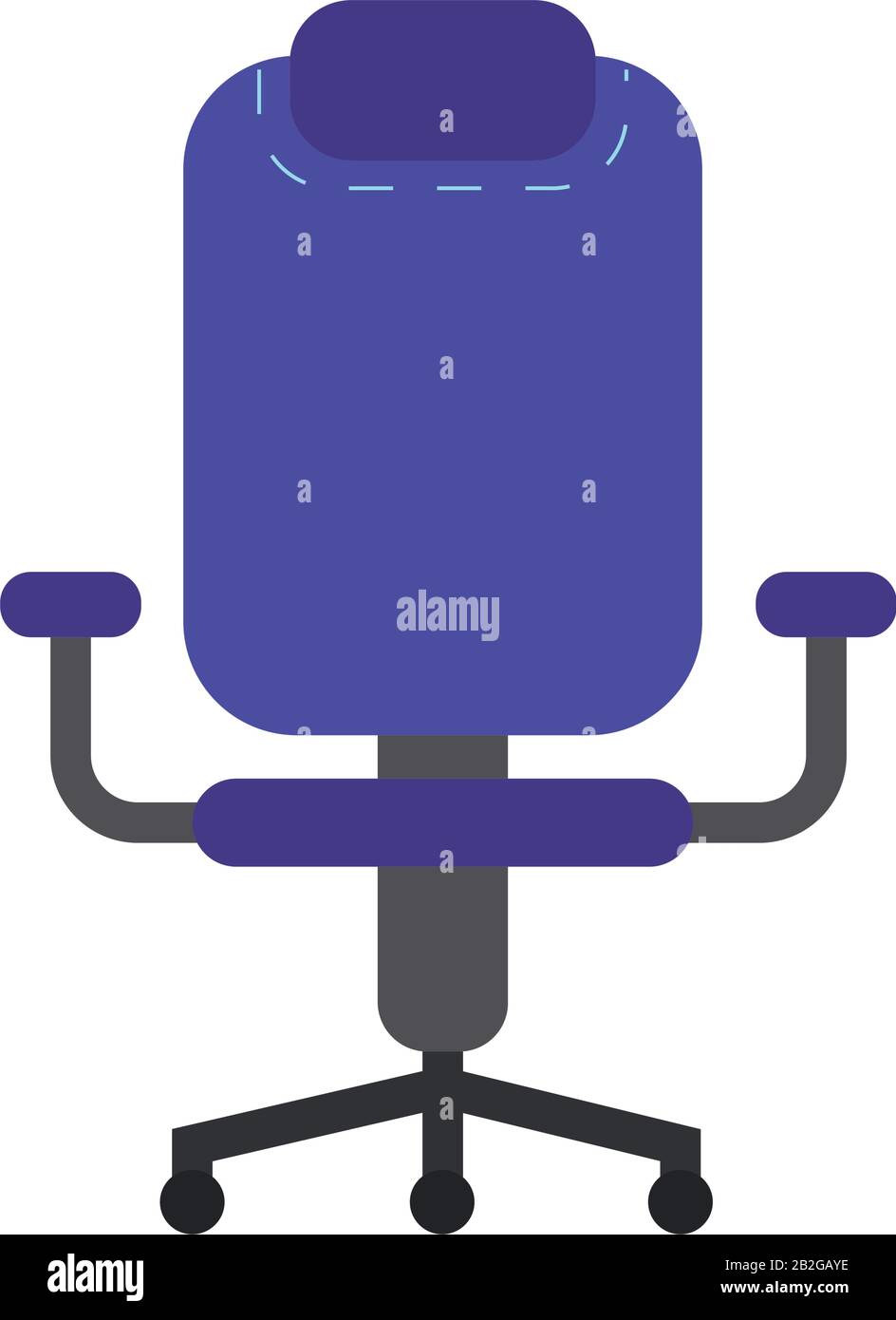 office chair flat style icon Stock Vector Image & Art - Alamy