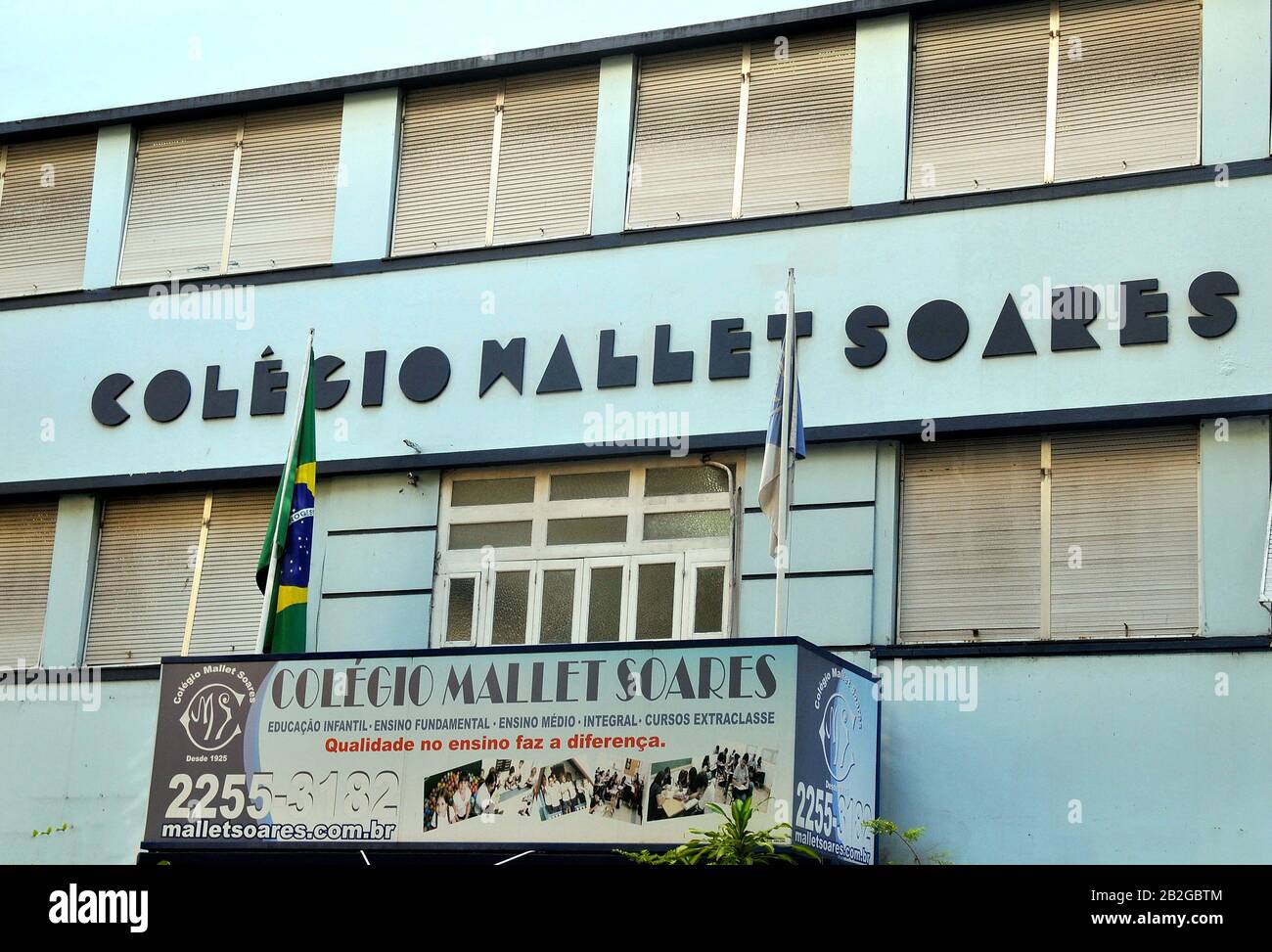 Mallet Soares college, Copacabana, Rio de Janeiro, Brazil Stock Photo