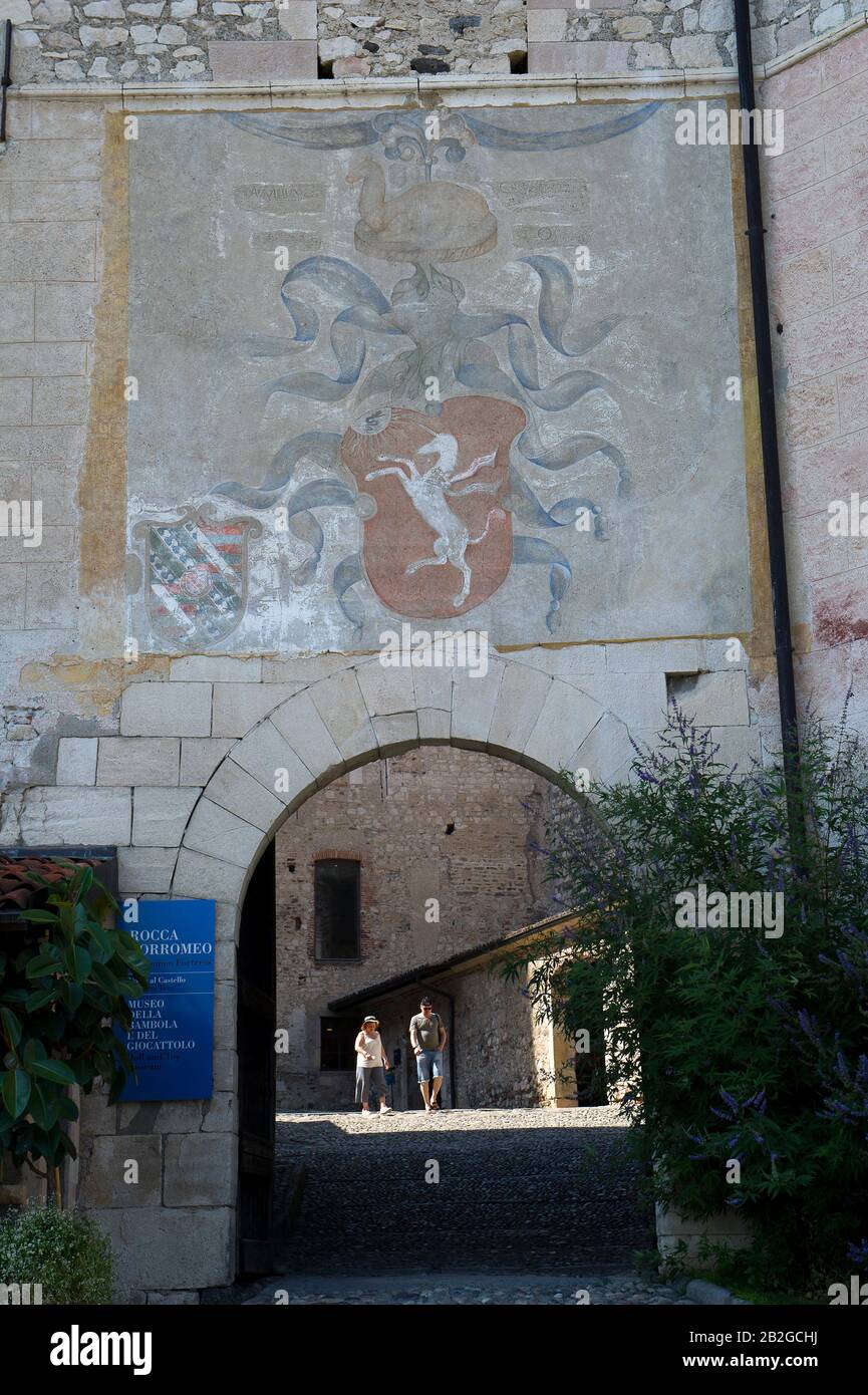 Gerger Or Rocca Rocca old castle angera hi-res stock photography and images - Alamy