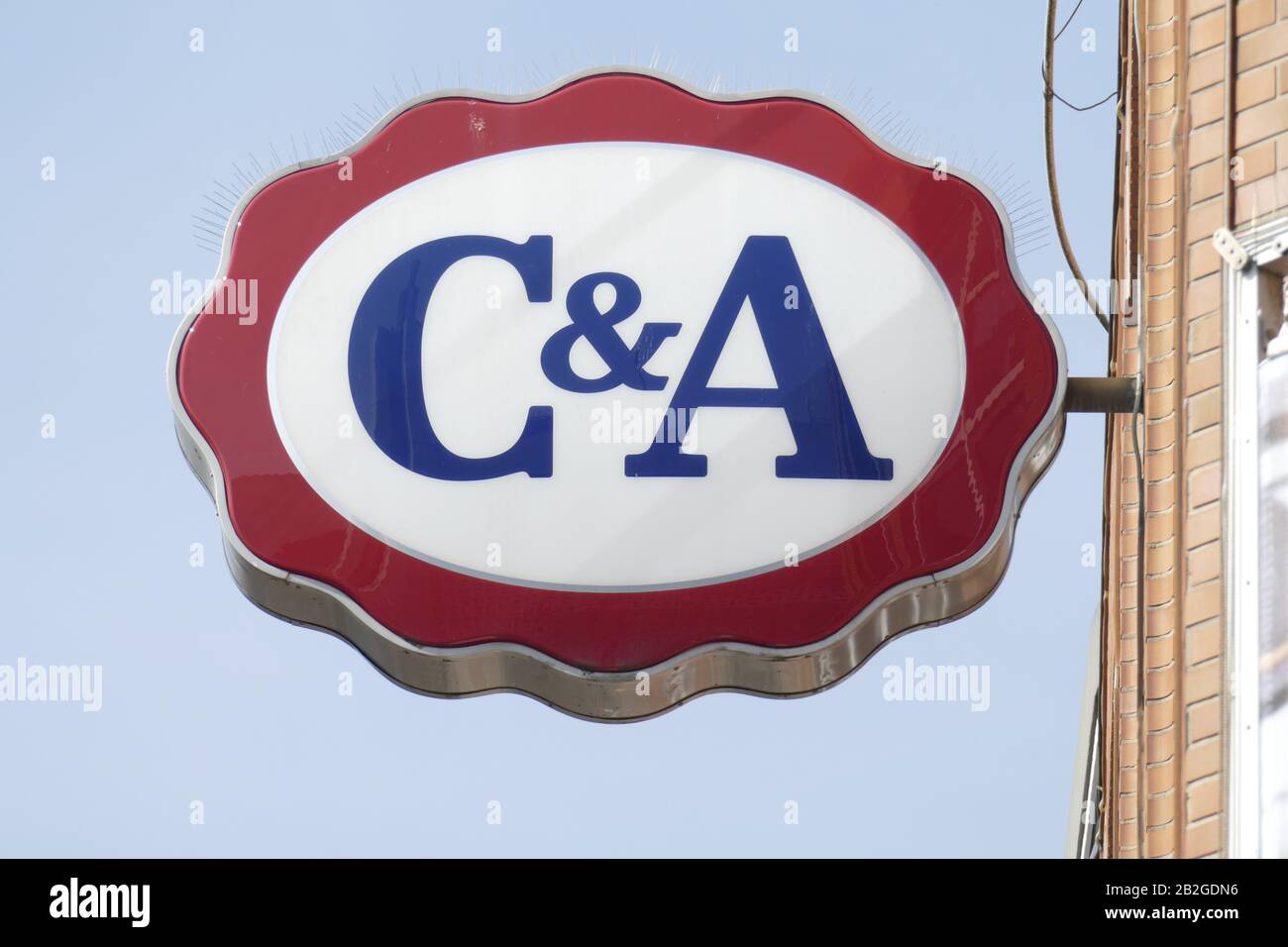C&A logo, Germany, Europe Stock Photo