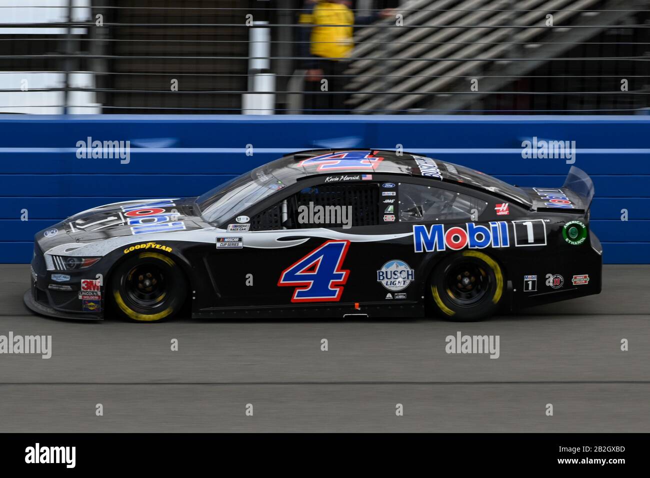 NASCAR Cup Series driver Kevin Harvick (4) during the NASCAR Auto Club 400, Sunday, Mar. 1, 2020, in Fontana, California, USA. (Photo by IOS/ESPA-Images) Stock Photo