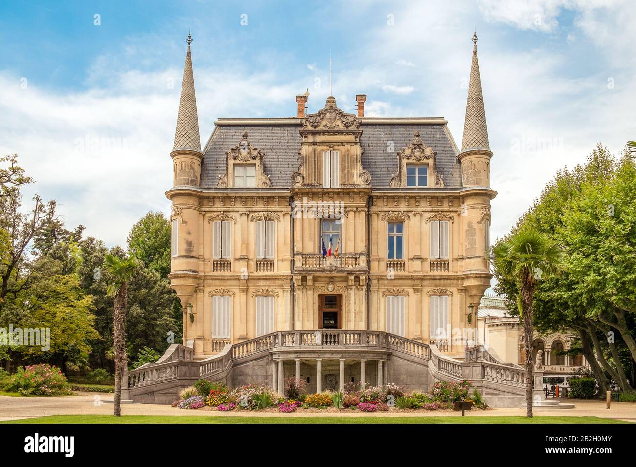 Town Hall (Mairie) Courthezon France Stock Photo