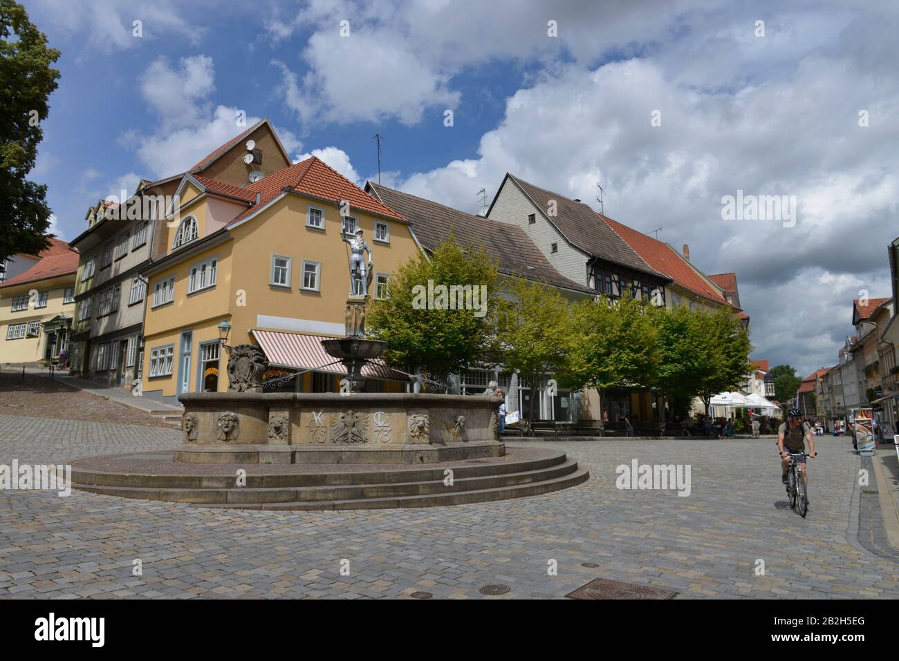 Erfurter Strasse, Arnstadt, Thueringen, Deutschland Stock Photo Alamy