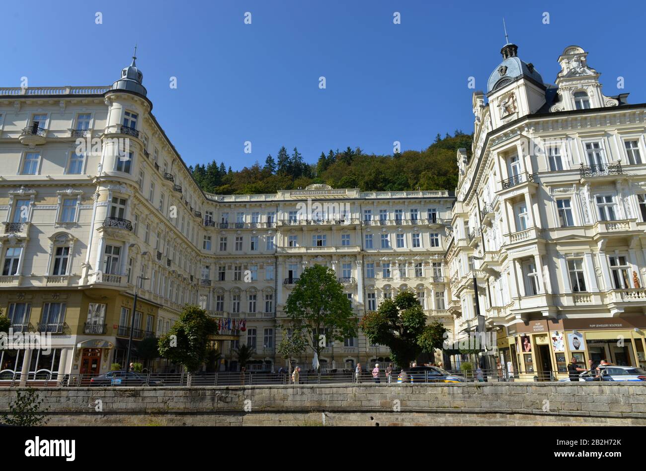 Grandhotel Pupp, Karlsbad, Tschechien Stock Photo - Alamy