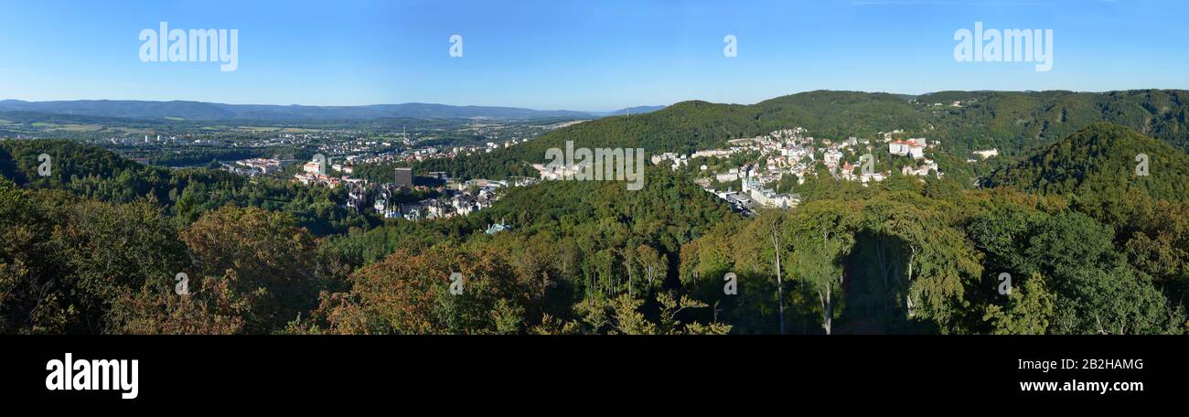 Ansicht, Karlsbad, Tschechien Stock Photo