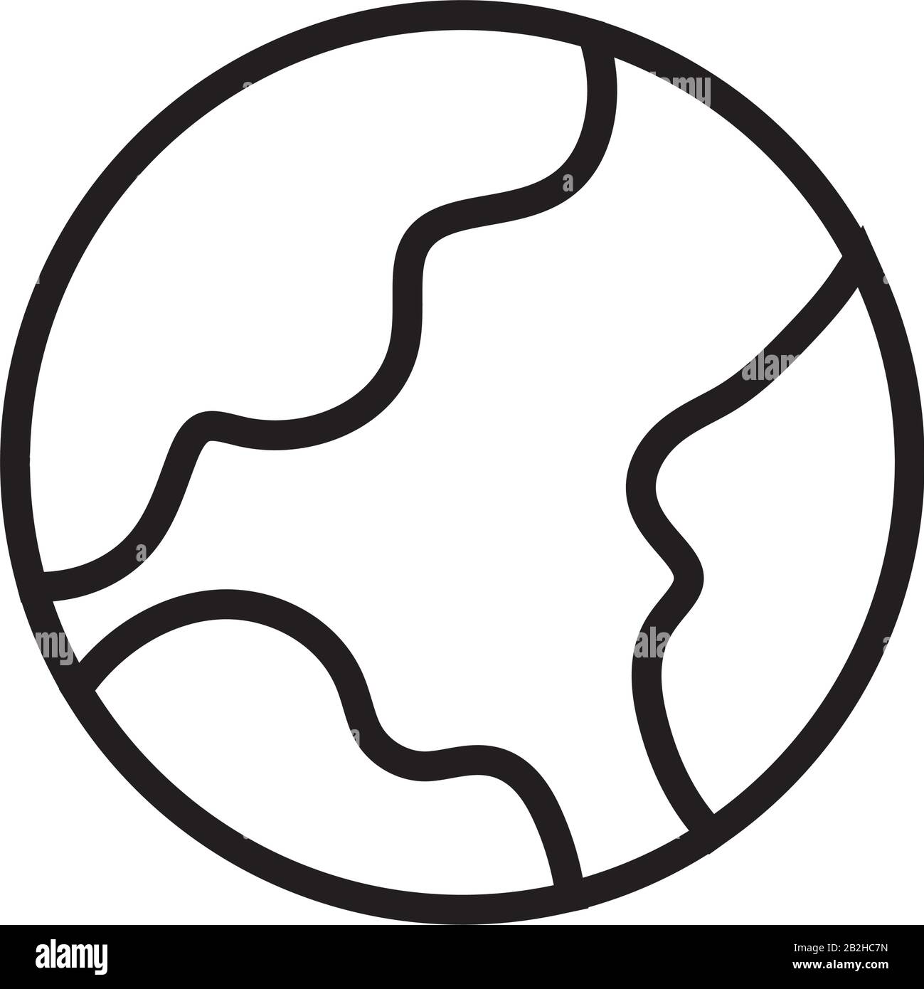 world planet earth line style icon Stock Vector Image & Art - Alamy