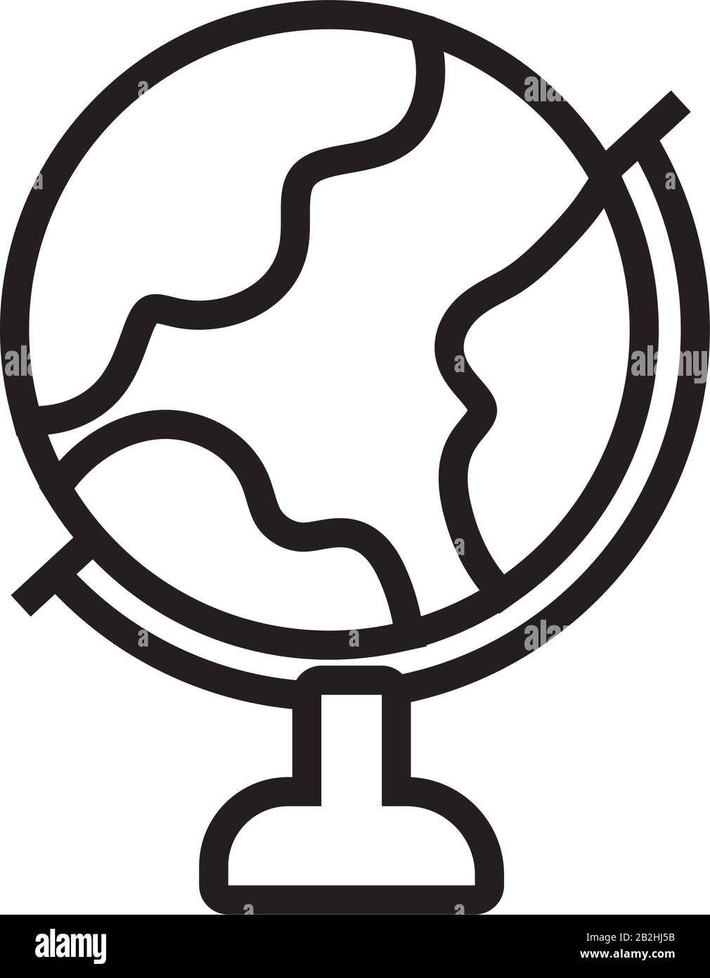 world planet earth line style icon Stock Vector Image & Art - Alamy