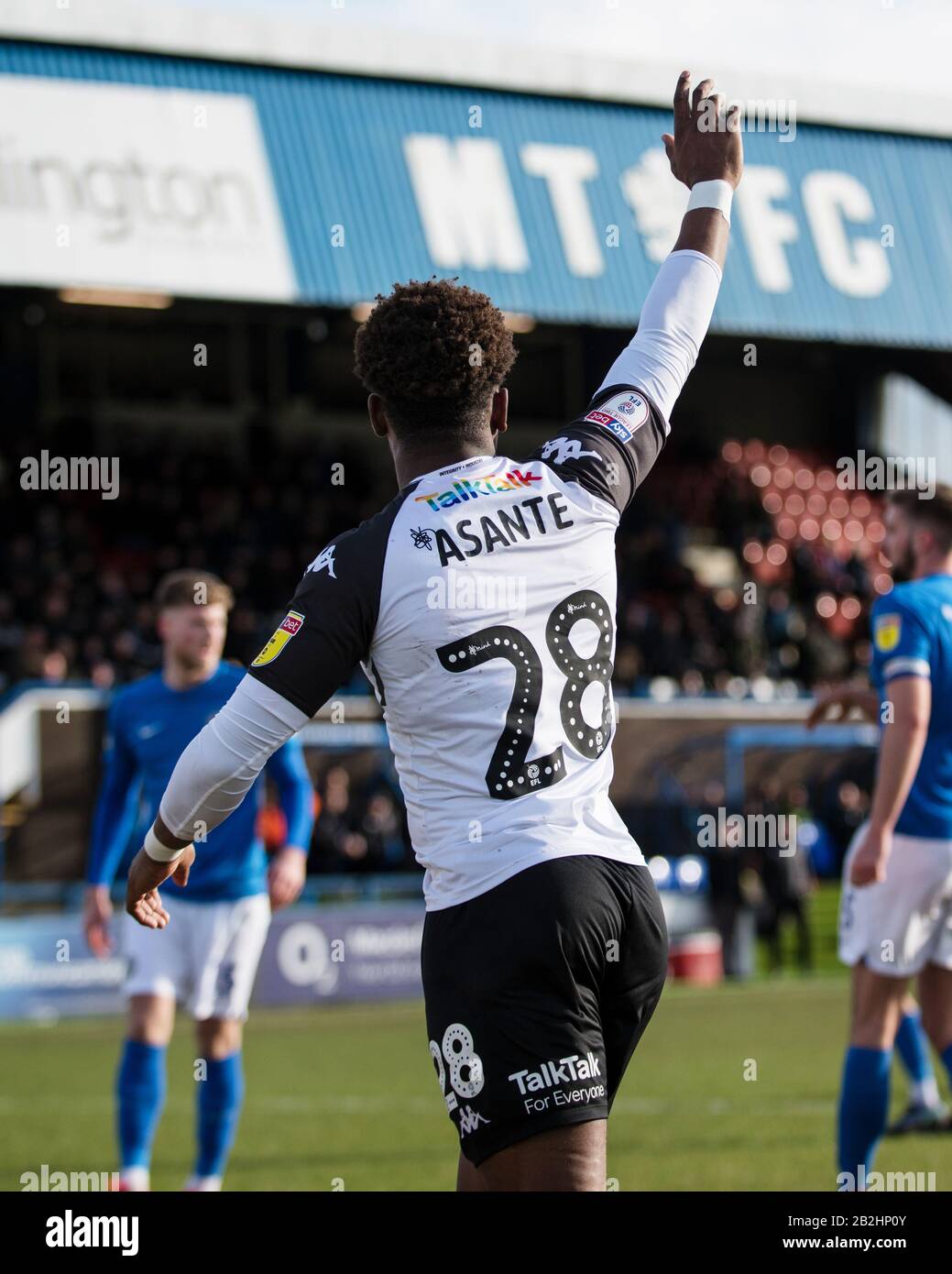 Brandon Thomas Asante. Salford City FC. Stock Photo