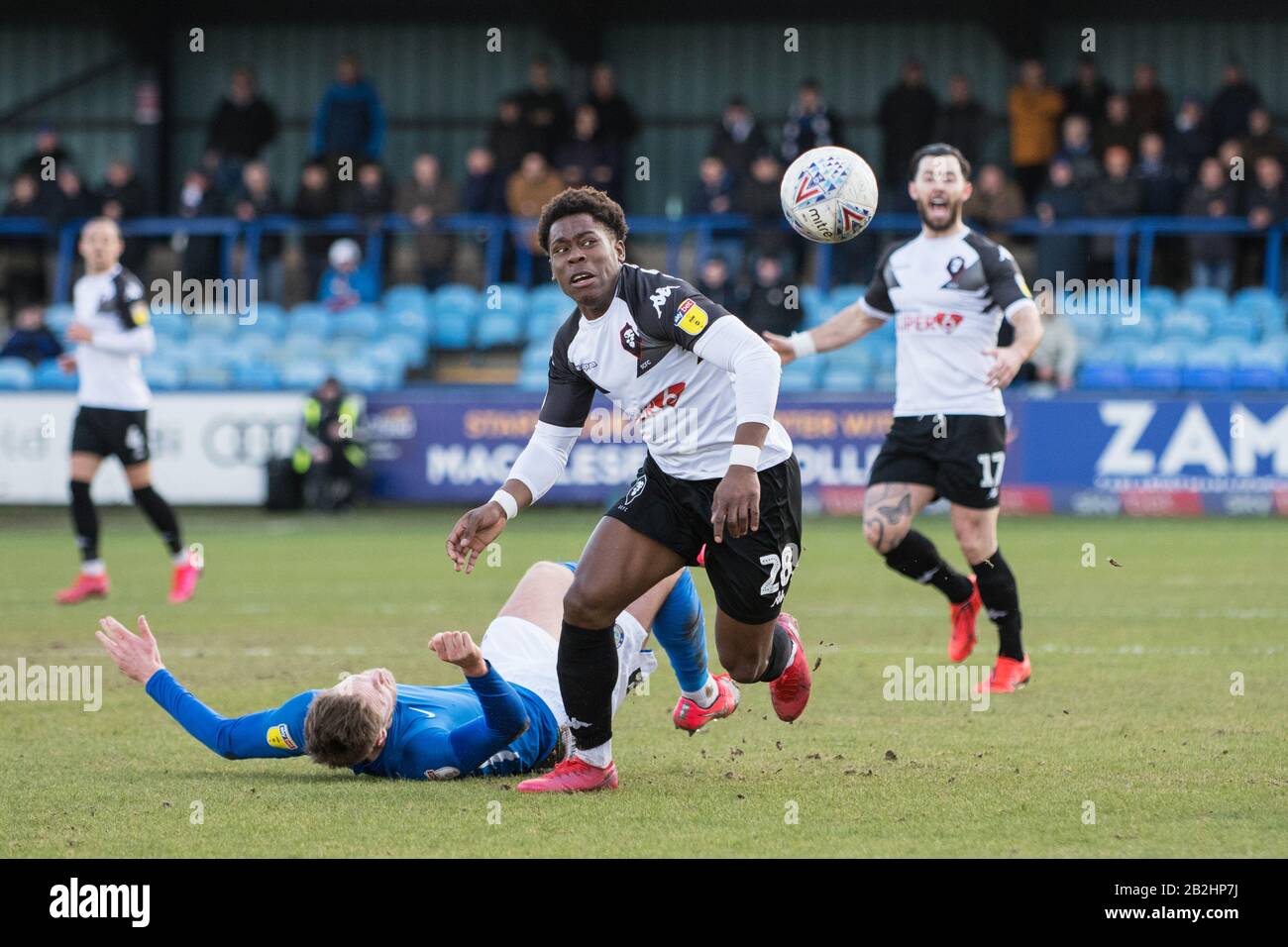 Brandon Thomas Asante. Salford City FC. Stock Photo