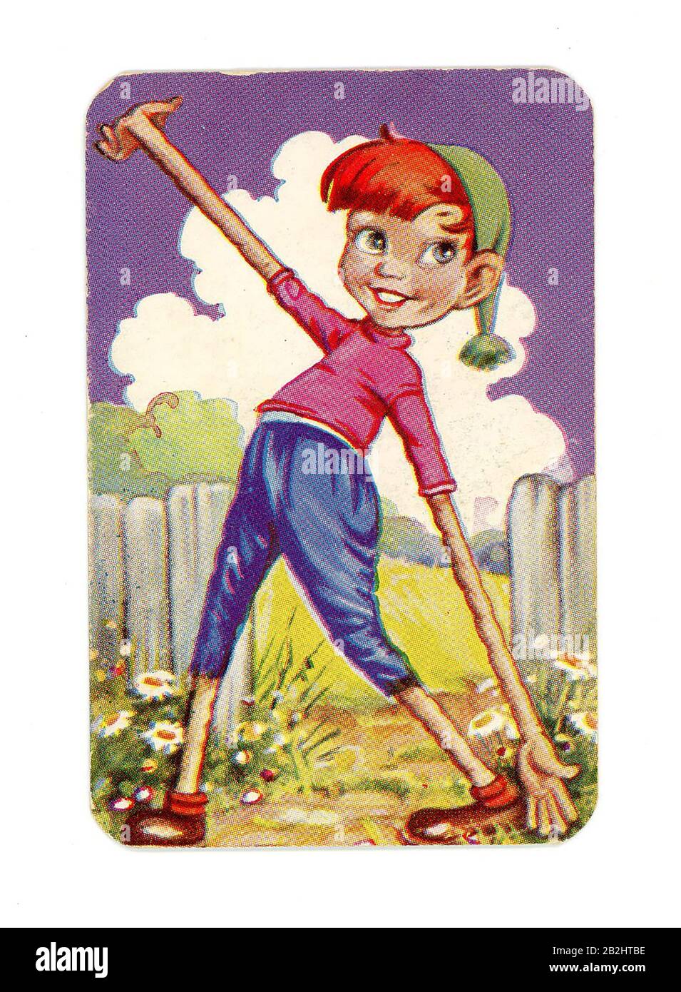 Twizzle - Snap. Children's card game (1957 - 1959) Stock Photo
