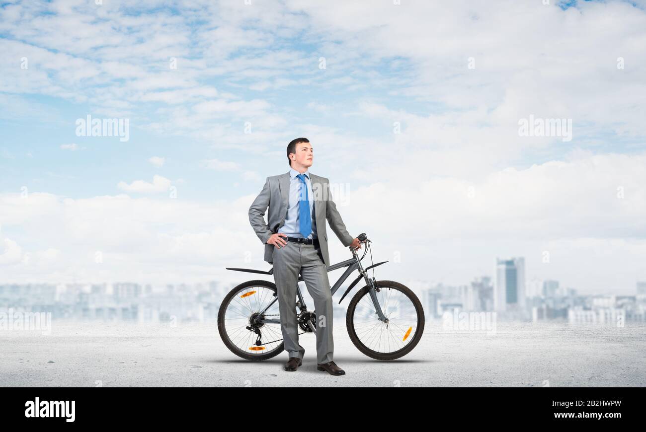 Office manager man wearing business suit Stock Photo - Alamy