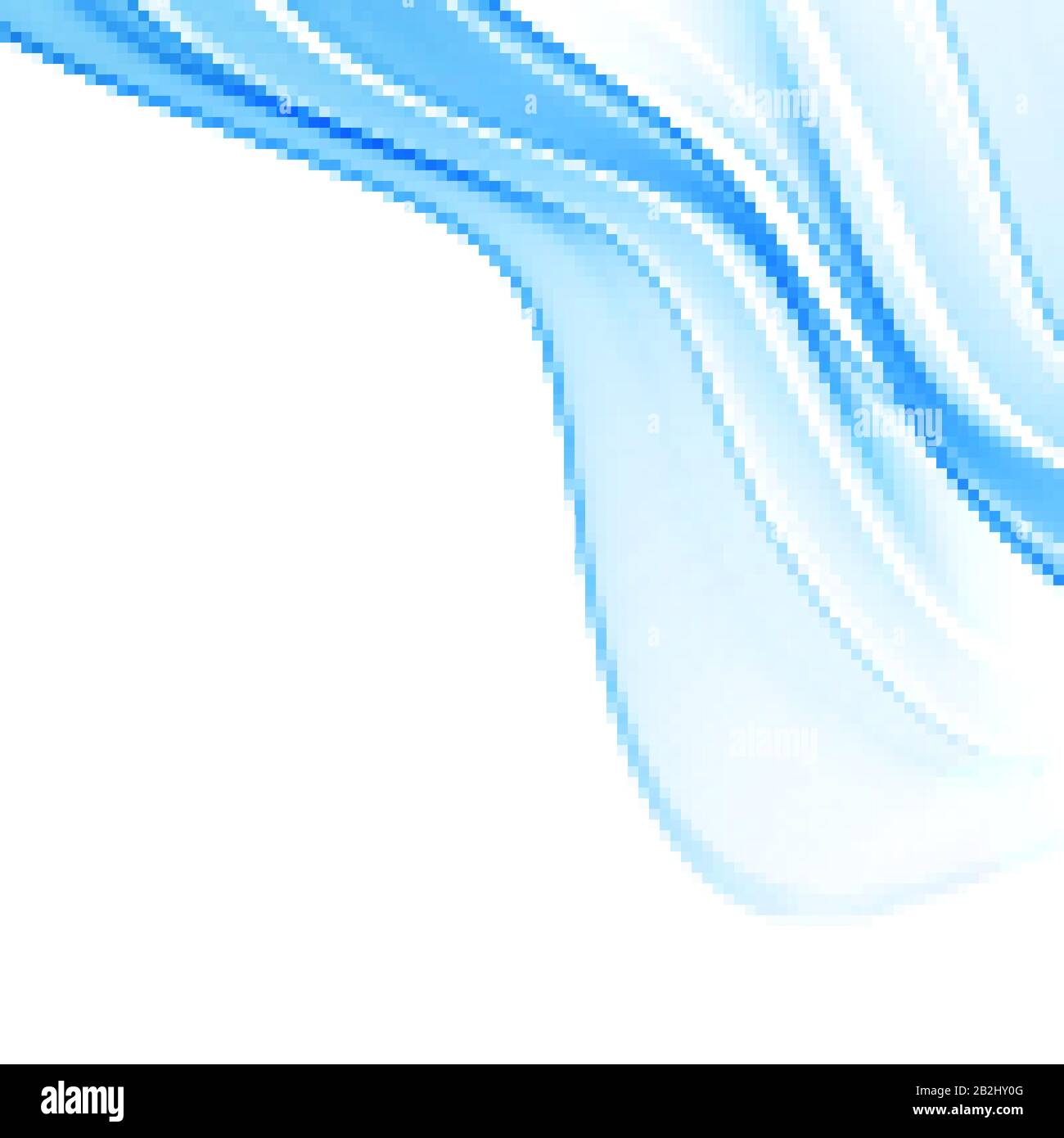 Abstract blue wave vector background Flow blue wave Stock Vector