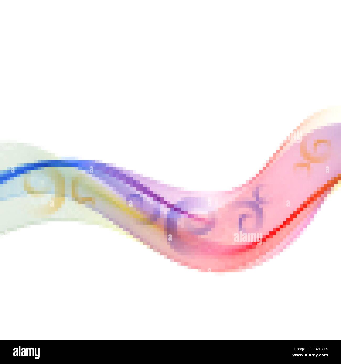 Abstract blue wave vector background Flow blue wave Stock Vector Image ...