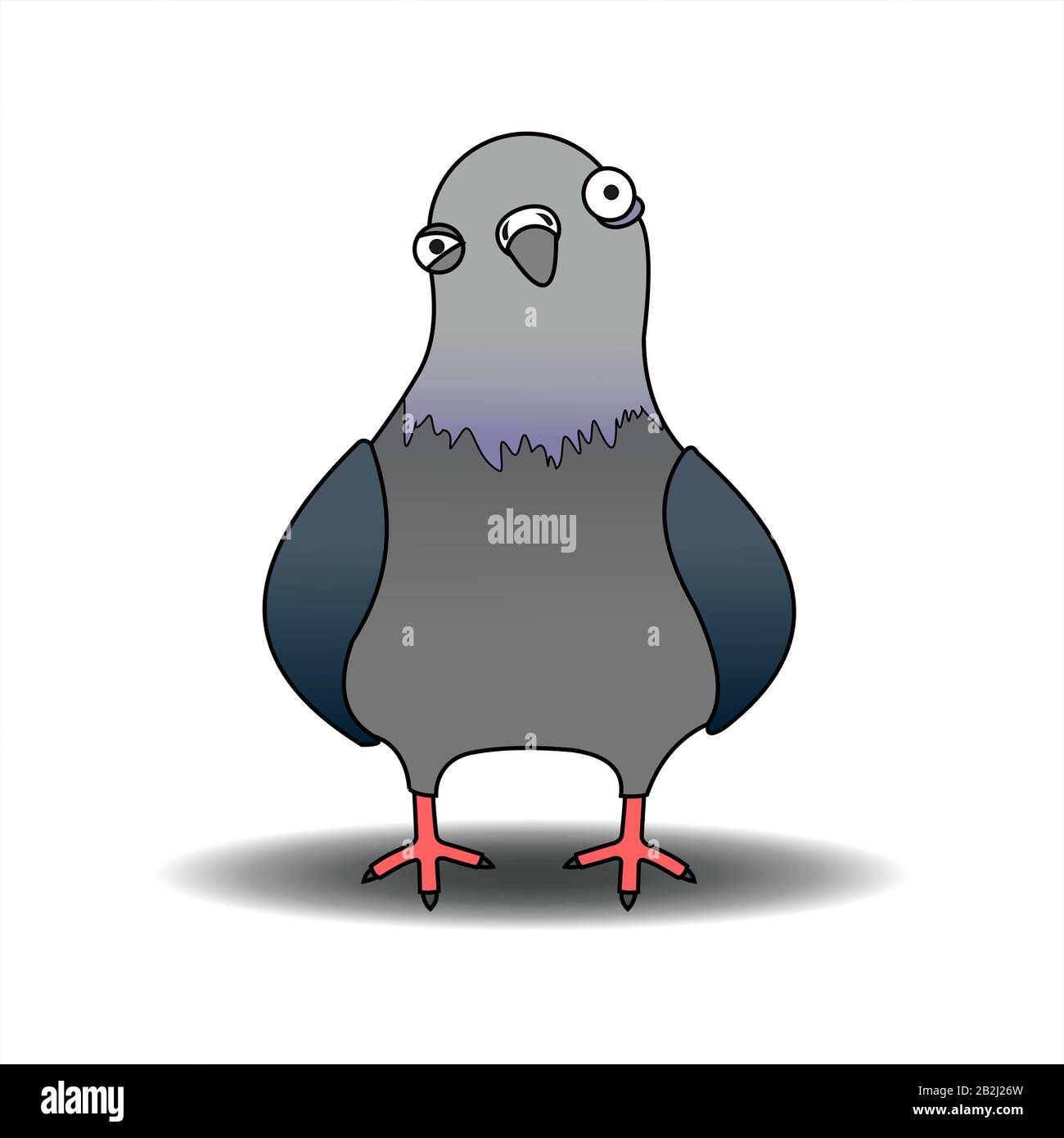 Funny pigeon Cut Out Stock Images & Pictures - Alamy