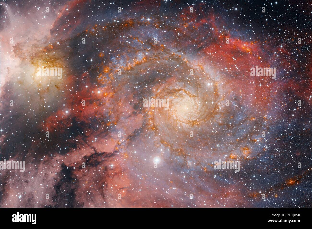 Beauty of endless cosmos. Science fiction art. Elements of this image ...