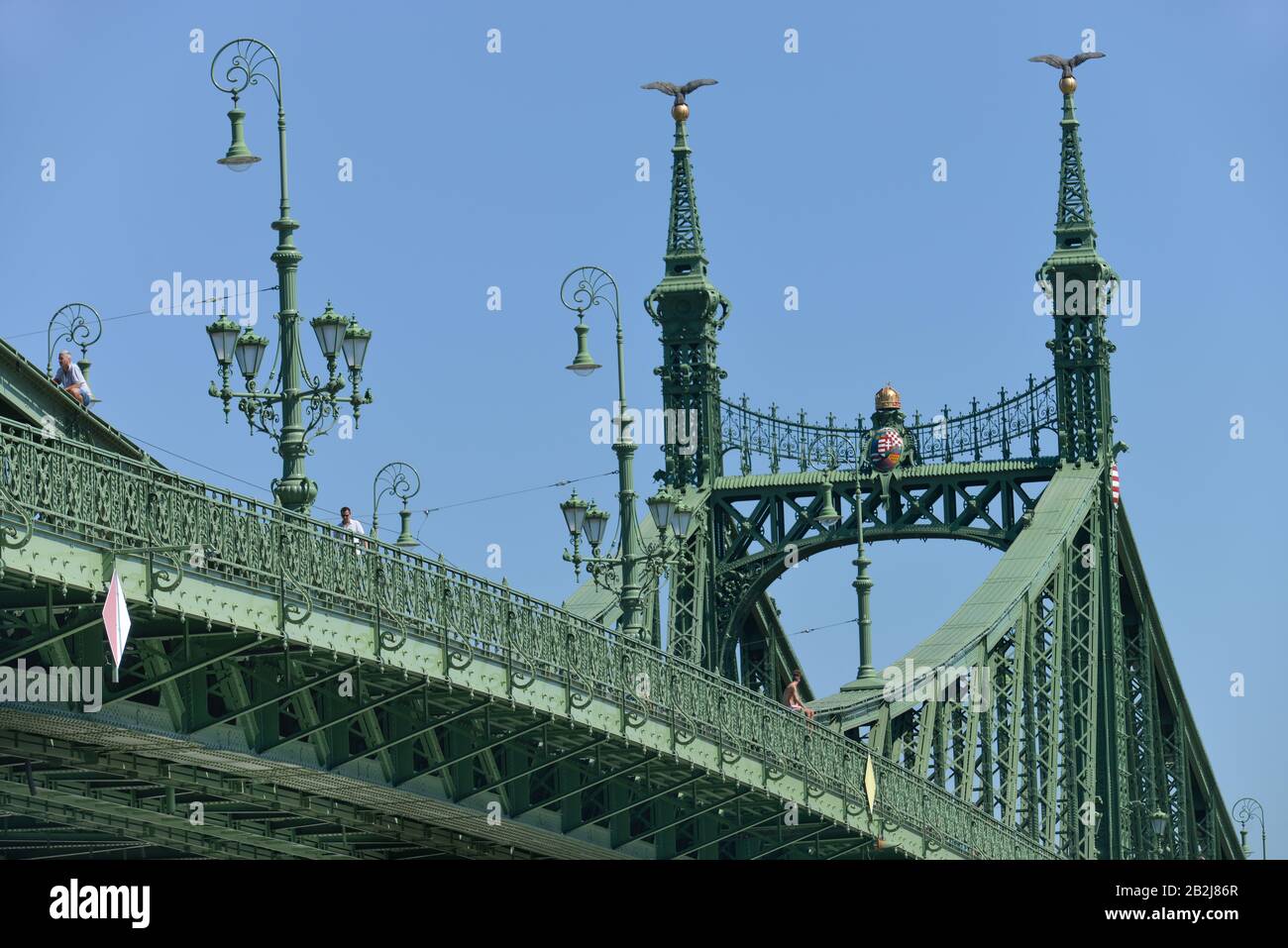 Freiheitsbruecke, Budapest, Ungarn Stock Photo