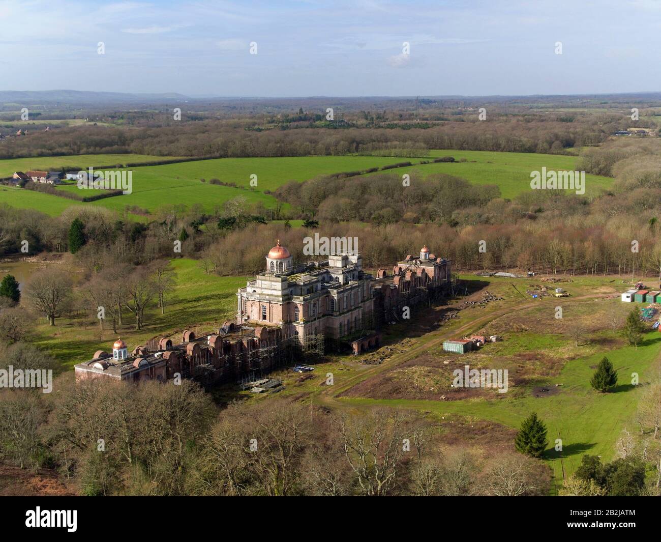 Hamilton Palace near Uckfield, East Sussex, the property belonging to