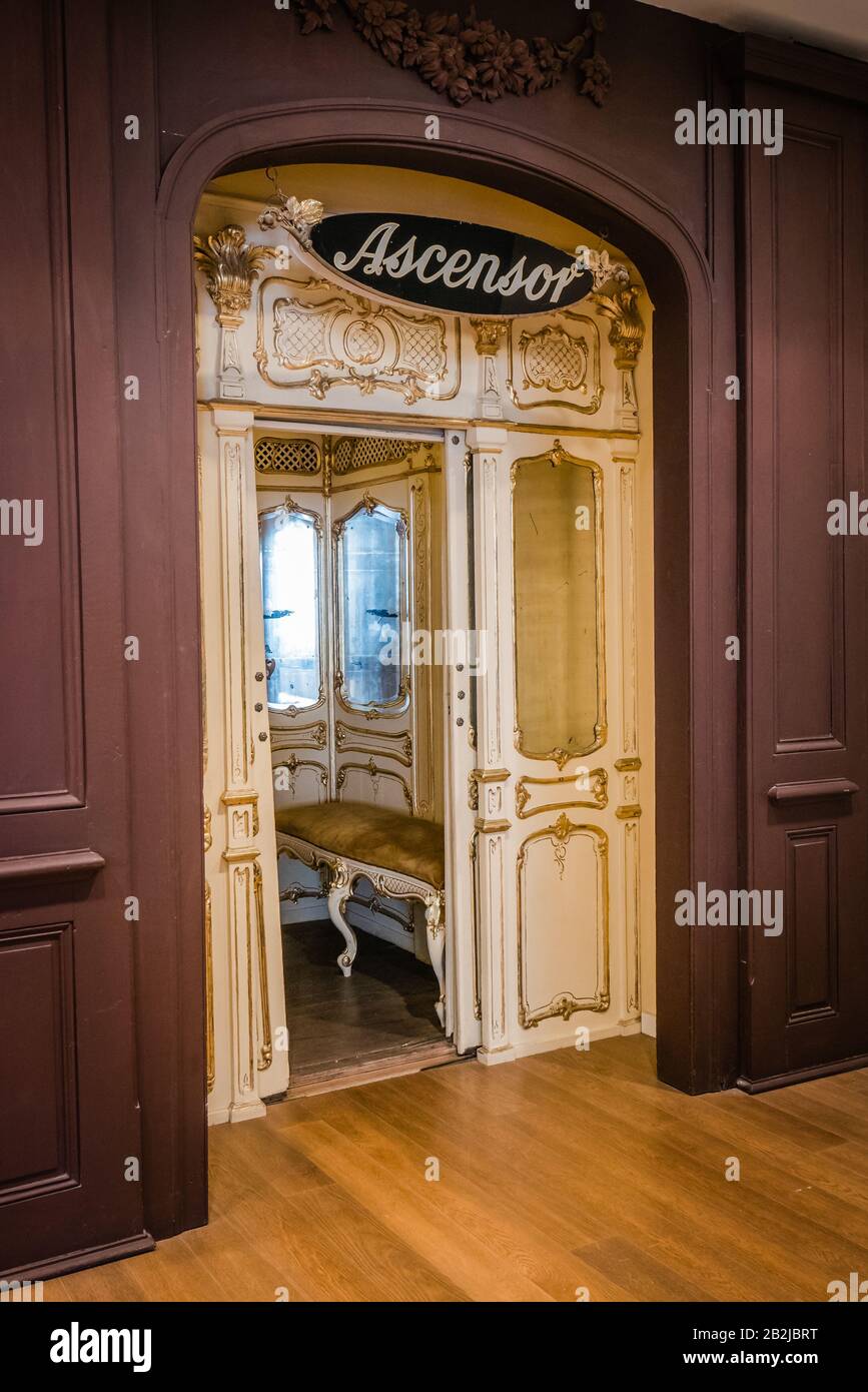 Ascensor elevator was built in 1888 and is one of the first elevators in Europe Stock Photo Alamy