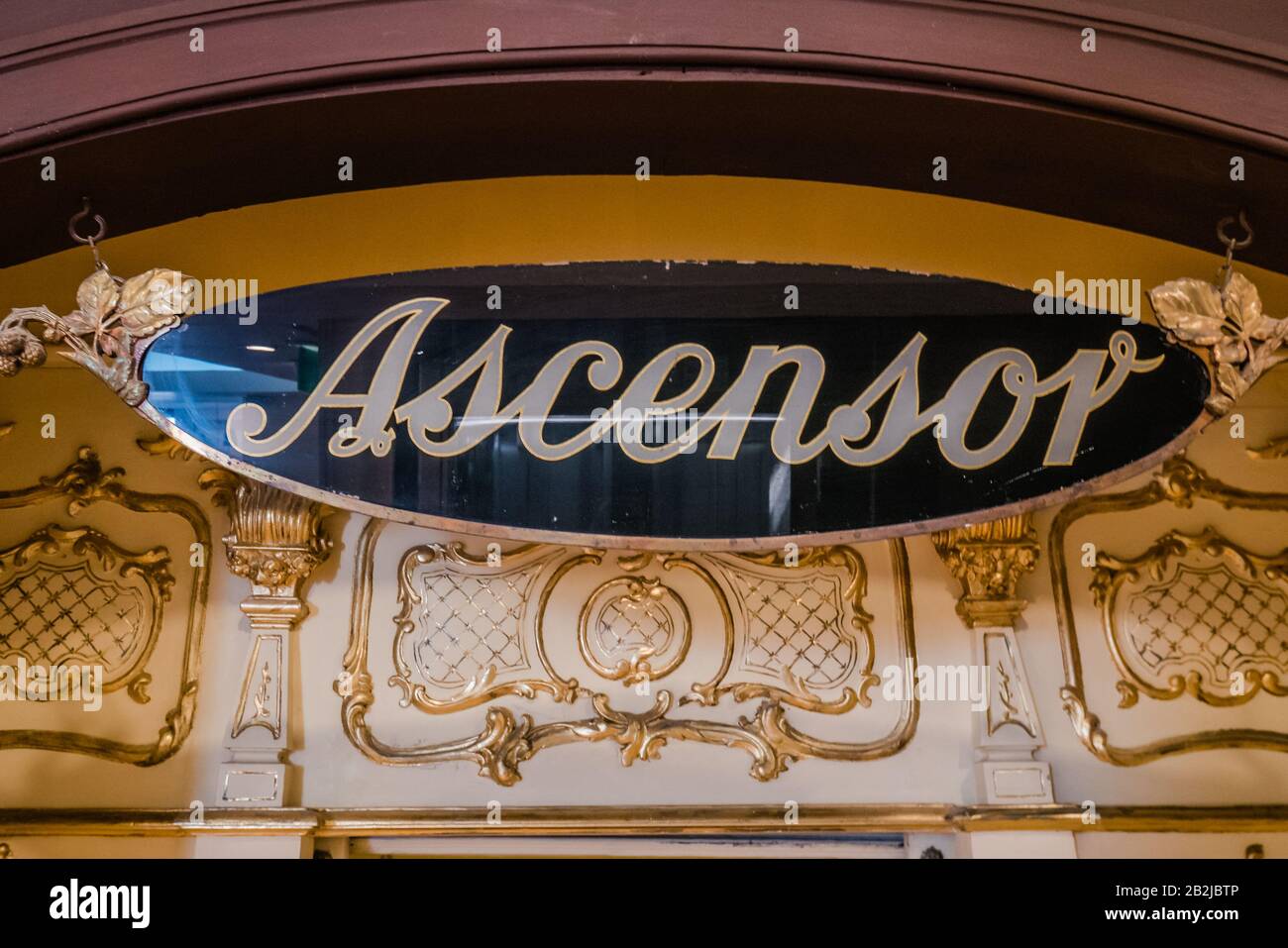 Ascensor elevator was built in 1888 and is one of the first elevators in Europe Stock Photo Alamy