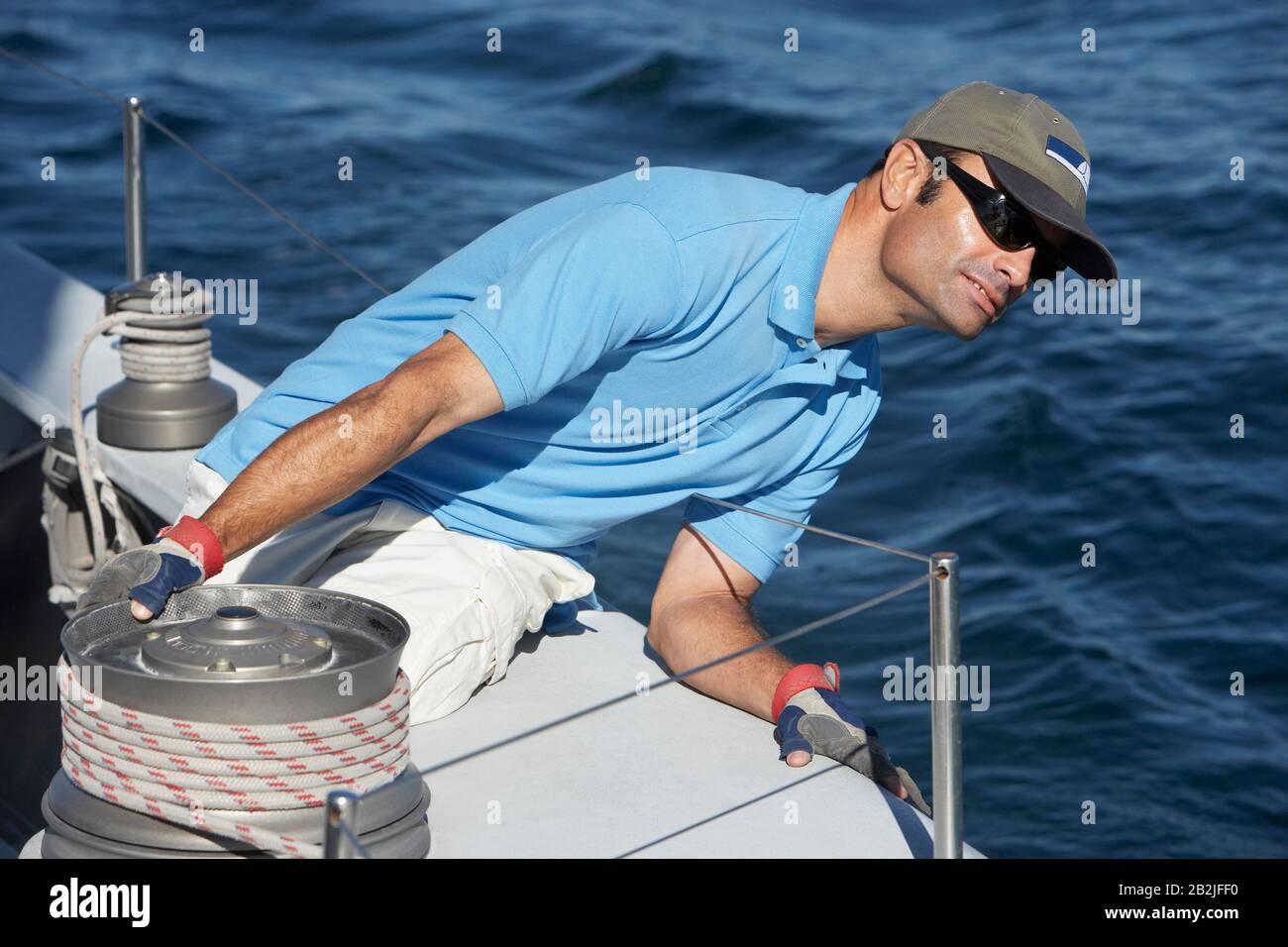 sailor on yacht