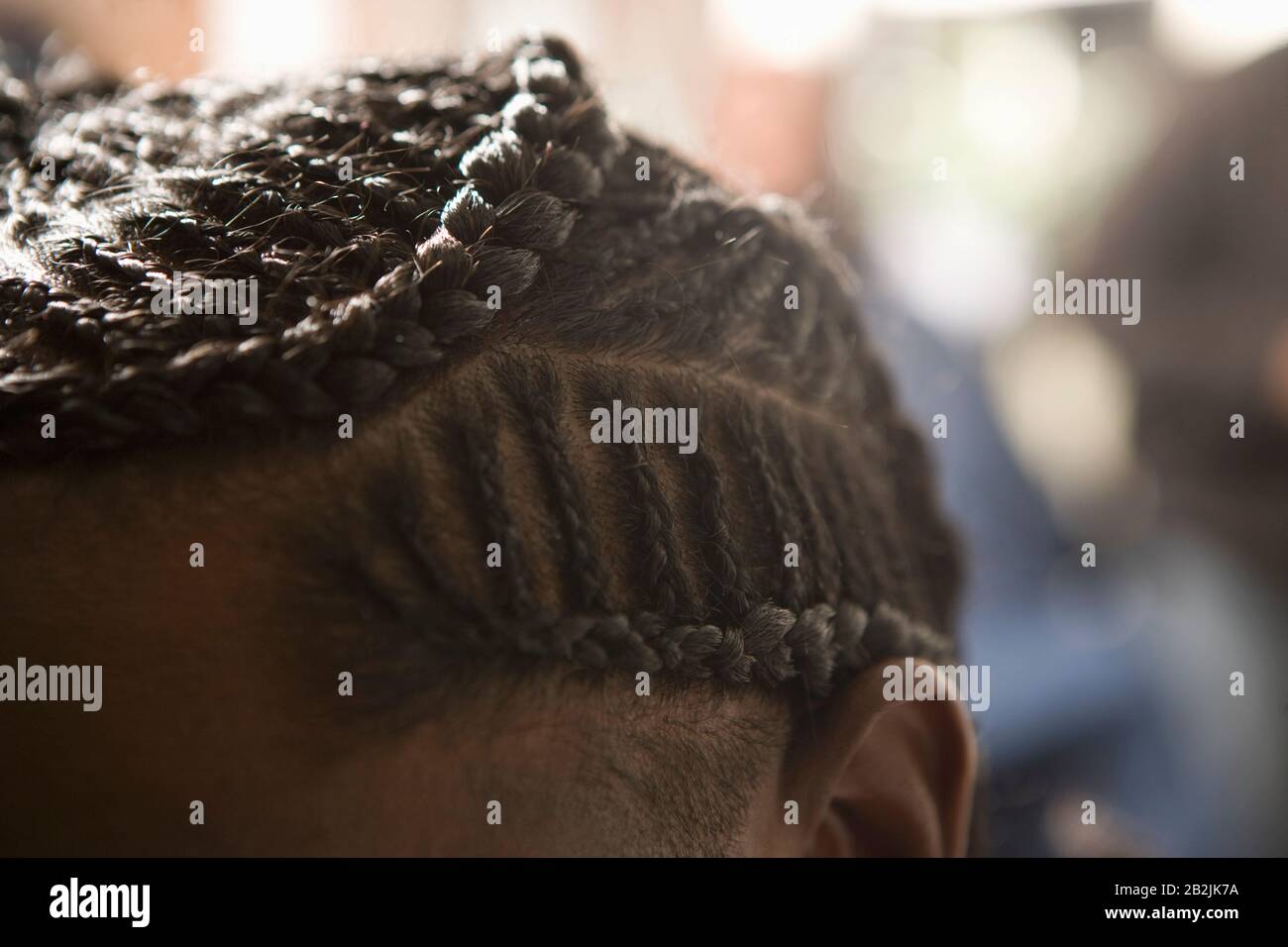 Top Head Corn Rows African american man cornrows hi-res stock photography and images - Alamy