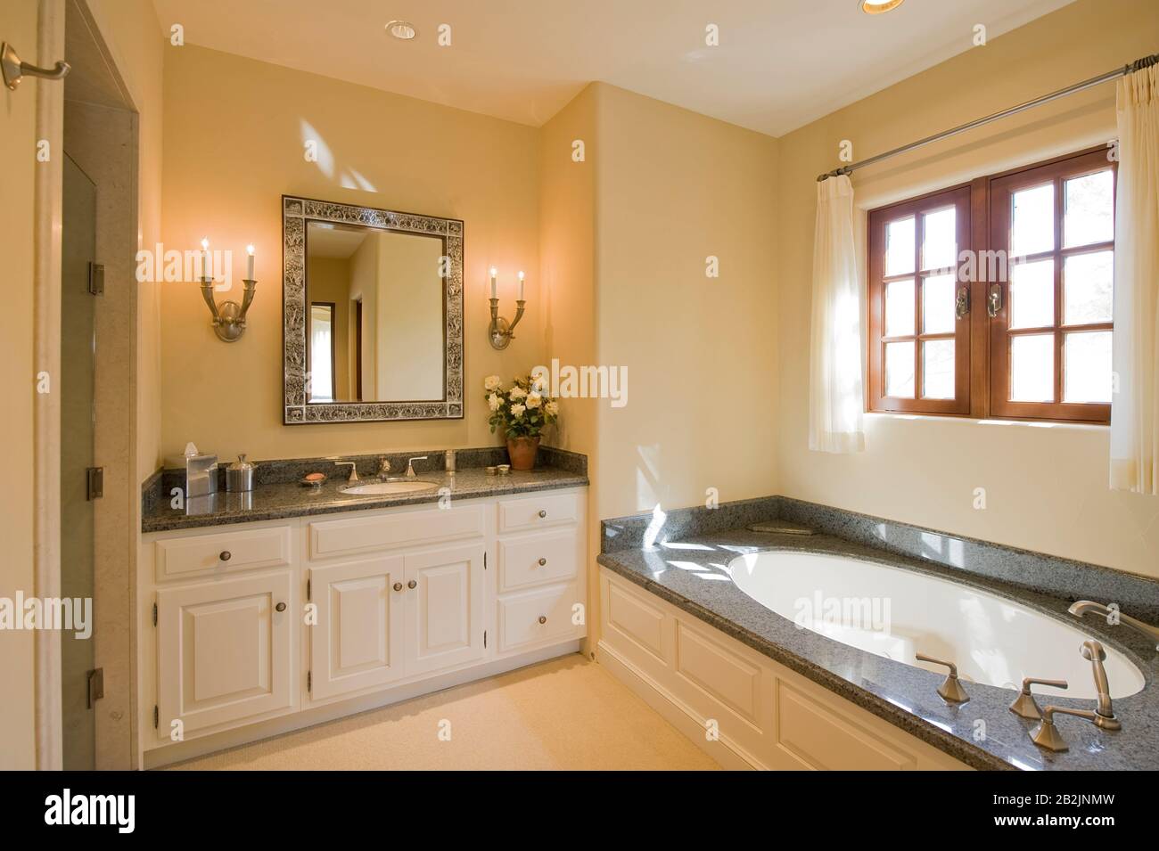 Luxurious bathroom interior of mansion Stock Photo - Alamy