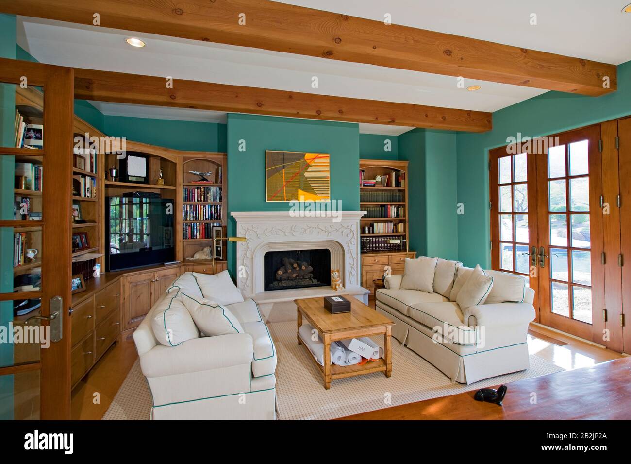 Living room interior of luxury mansion Stock Photo - Alamy