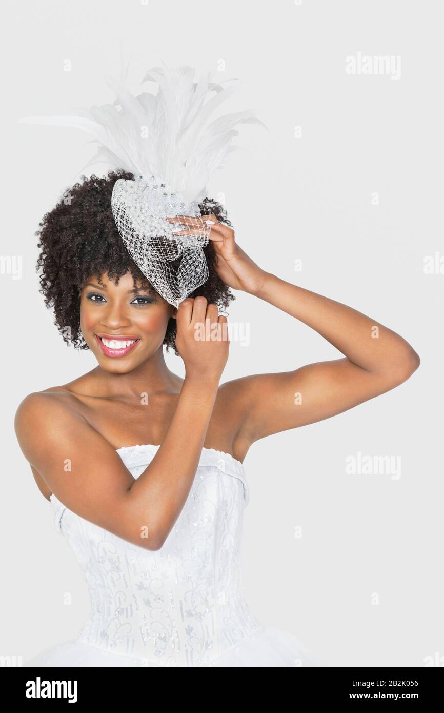 Feathered hair african american top
