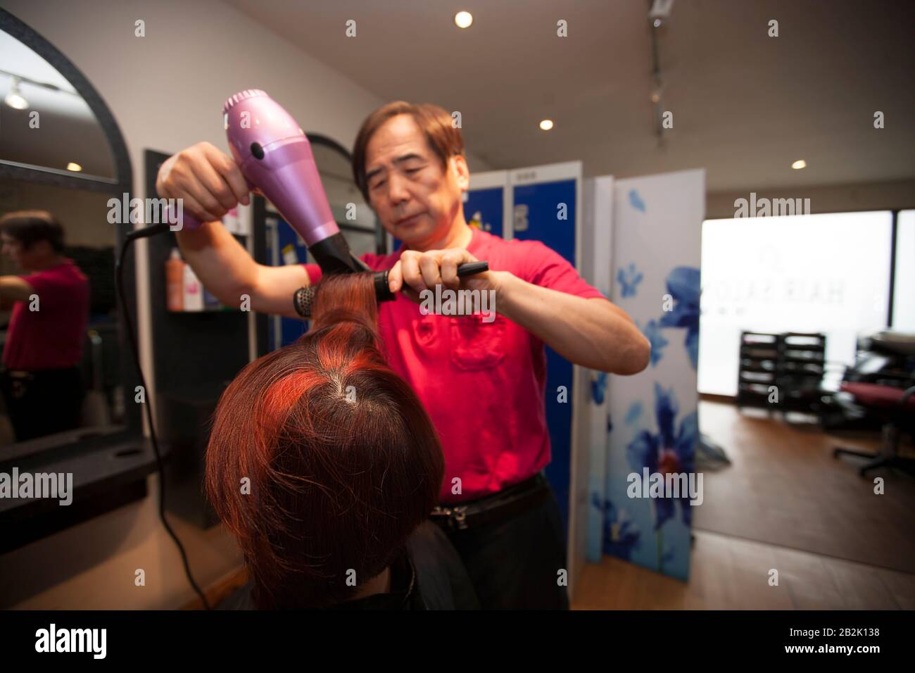 Chinese Hairdressers Stock Photo