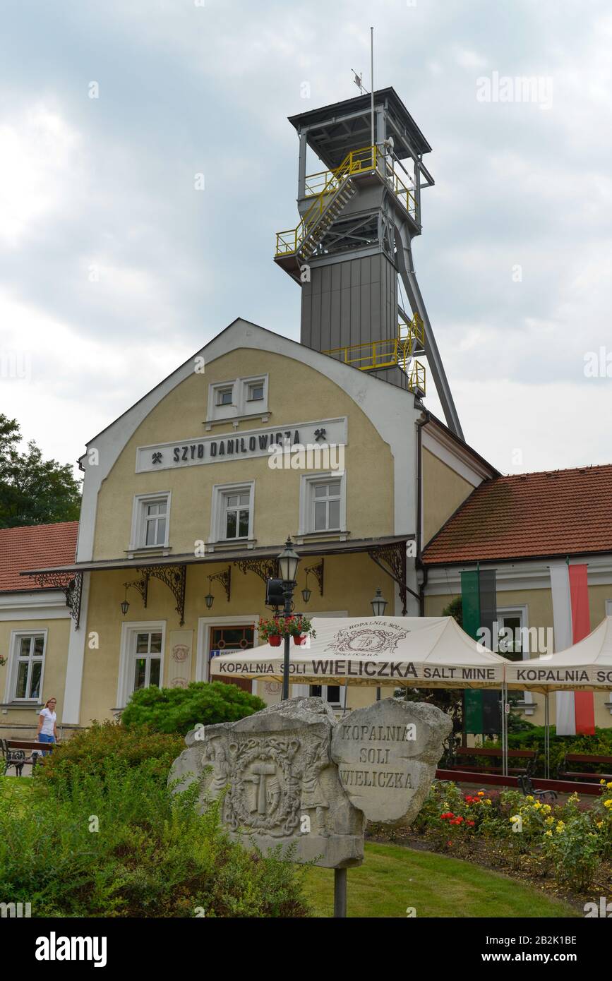 Salzmine, Wieliczka, Polen Stock Photo