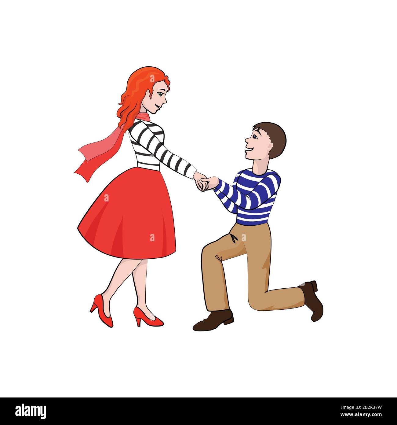 Lovers Boyfriend Girlfriend Makes An Offer Vector Valentine S Day Stock Vector Image Art Alamy Lovers Boyfriend Girlfriend Makes An Offer Vector Valentine S Day Stock Vector Image Art Alamy