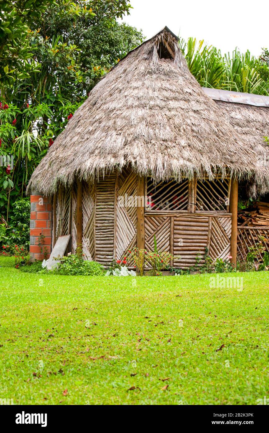 Traditional Storage Shack In Ecuador Stock Photo - Alamy